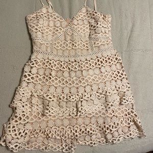 Lulus Crochet Lace Dress